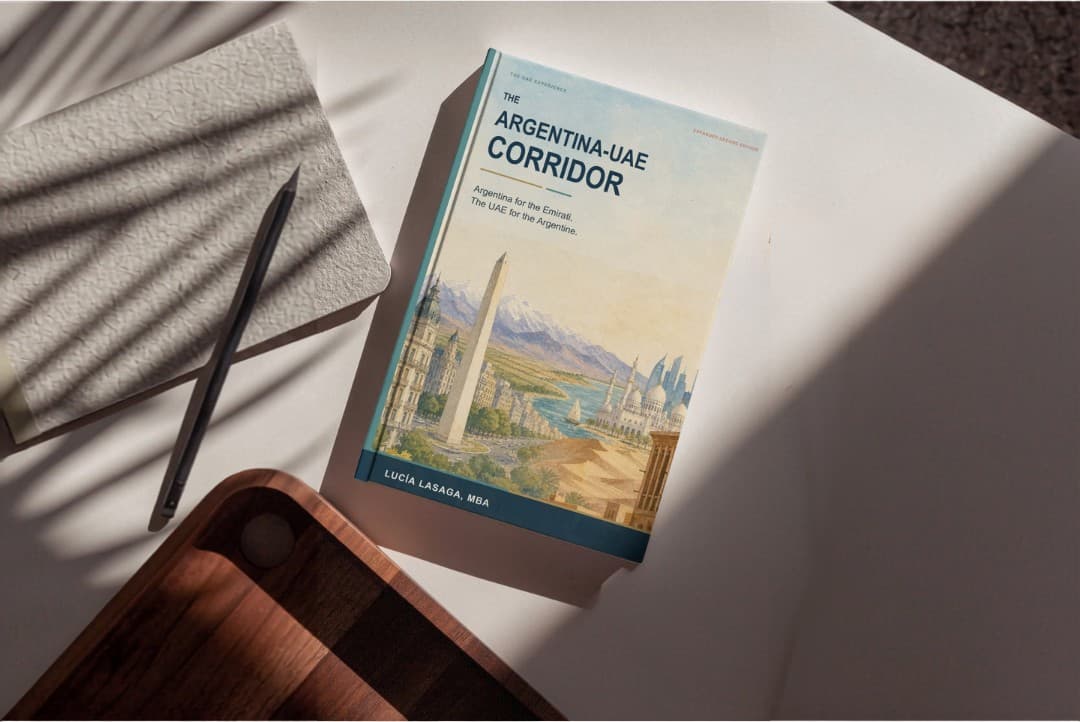 Portada de The Argentina-UAE Corridor, de Lucía Lasaga, MBA